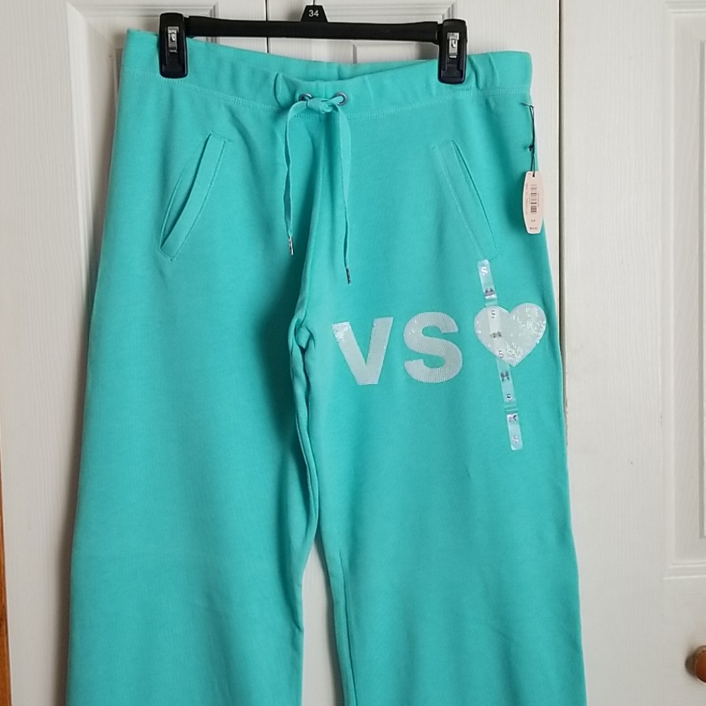 COPY - Victoria secret sweatpants with white sequin detai